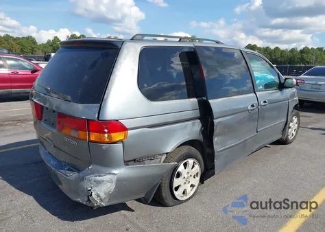 2002 Honda Odyssey Ex из США, поврежденный, VIN 2HKRL18612H543831